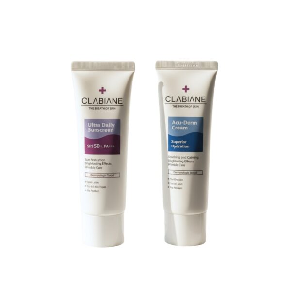 Acu-Derm Cream & Ultra Daily Sunscreen SET