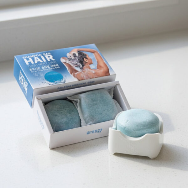 RafaRophe soap dish/4U SEASON shampoo bar treatment hair 2pcs - Image 2